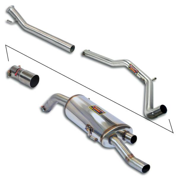 Supersprint Cat.-Back - Body Kit Package, with Sport rear muffler passend für PEUGEOT RCZ 1.6 THP (1
