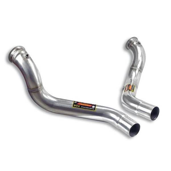 Supersprint Downpipe Rechts + Links passend für MERCEDES R230 SL 600 Bi-Turbo V12 (517 PS) 07 -> 11