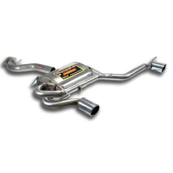 Supersprint Endschalldämpfer Rechts O90 + Links O90 passend für BMW E92 LCI Coupe 325i / 325xi /330i