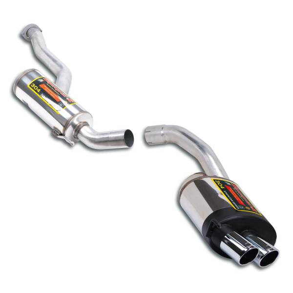 Supersprint Mittelschalldämpfer + Endschalldämpfer Power Loop OO80Mit CEE-Zulassung passend für ALFA