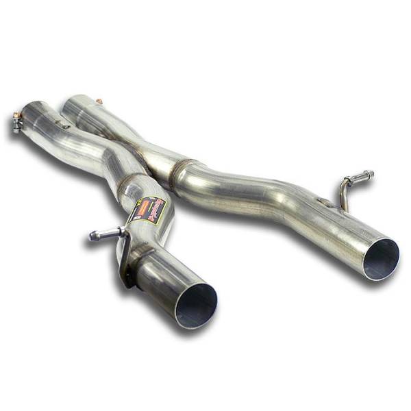 Supersprint Mittelrohr X-Pipe passend für MERCEDES A207 E 400 Cabrio V6 (3.0i Bi-Turbo) Facelift 201