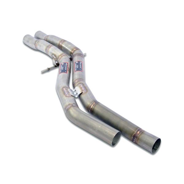 Supersprint Mittelrohr passend für PORSCHE 536 CAYENNE SUV 3.0L V6 (340 PS) 2018 -> 2023 Dual pipe (