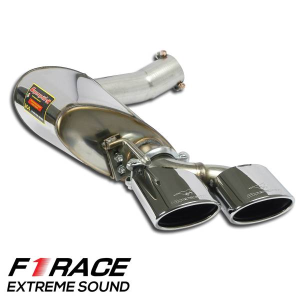 Supersprint Endschalldämpfer Links F1 Race 120x80 passend für MERCEDES C218 CLS 500 / 550 4-Matic V8