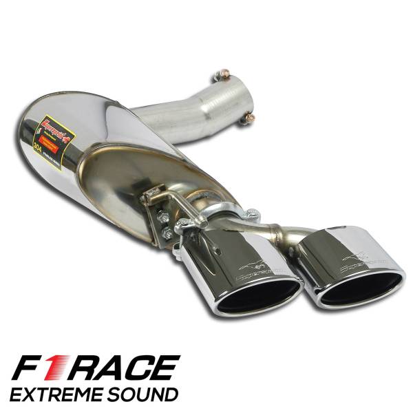 Supersprint Endschalldämpfer Links F1 Race 120x80 passend für MERCEDES W212 E 63 S AMG V8 (Sedan + W