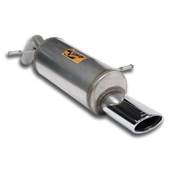 Supersprint Endschalldämpfer 120x80 passend für PEUGEOT 207 THP 1.6i 16V (150 PS) 07 ->