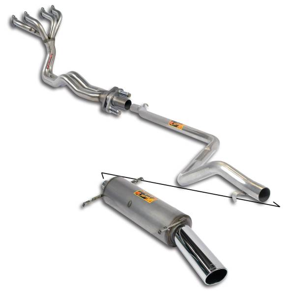 Supersprint Track performance package 4-2-1 Oversize Ø50mm passend für VW GOLF I Cabrio 1.8 (98 PS)