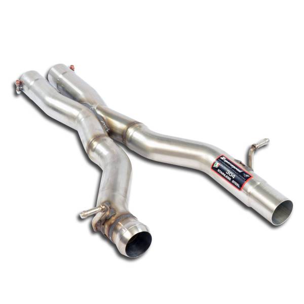 Supersprint Mittelrohr “X-Pipe” passend für MERCEDES W204 C63 AMG V8 Edition M156 - 507 (Limousine -