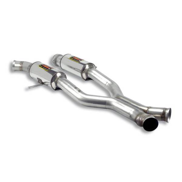 Supersprint Mittelschalldämpfer + “X-Pipe” passend für MERCEDES W164 ML 63 AMG V8 10th Anniversary (