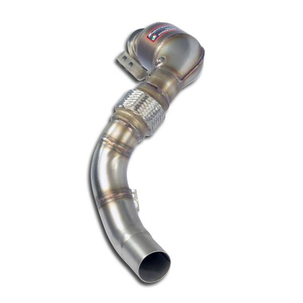 Supersprint Rohrsatz ab Turbolader + Sport Metallkatalysator Links passend für BMW F10 M5 4.4 V8 Com