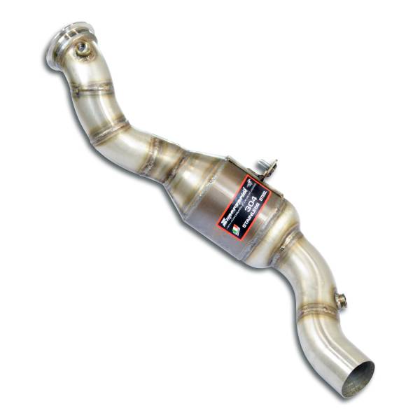 Supersprint Downpipe Links + Sport Metallkatalysator passend für MASERATI Quattroporte Trofeo 3.8L V
