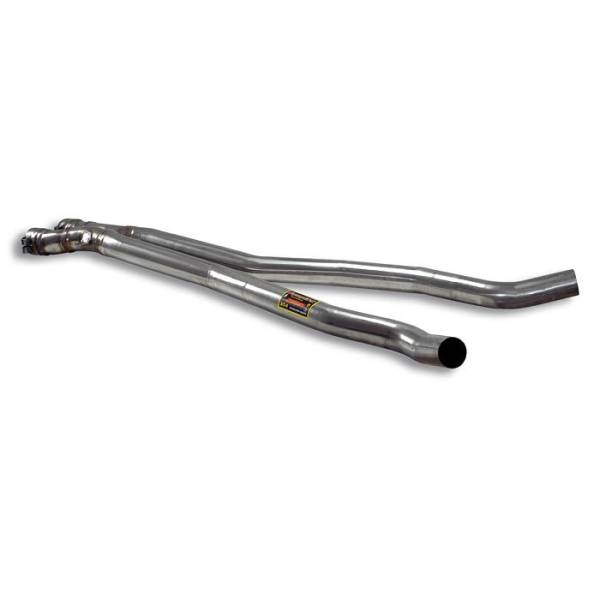 Supersprint Mittelrohr + “X-Pipe” (Coupé) passend für BMW E63 Coupe M6 5.0i V10 05 ->