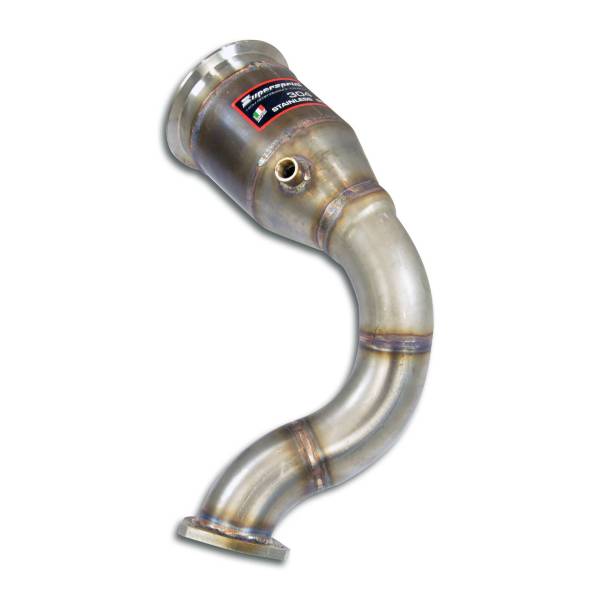 Supersprint Downpipe Links + Sport Metallkatalysator passend für LAMBORGHINI URUS 4.0L V8 Bi-Turbo