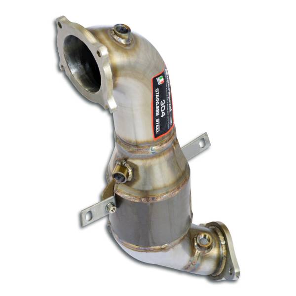 Supersprint Rohrsatz ab Turbolader + Sport Metallkatalysator 200CPSI passend für ALFA ROMEO GIULIA V