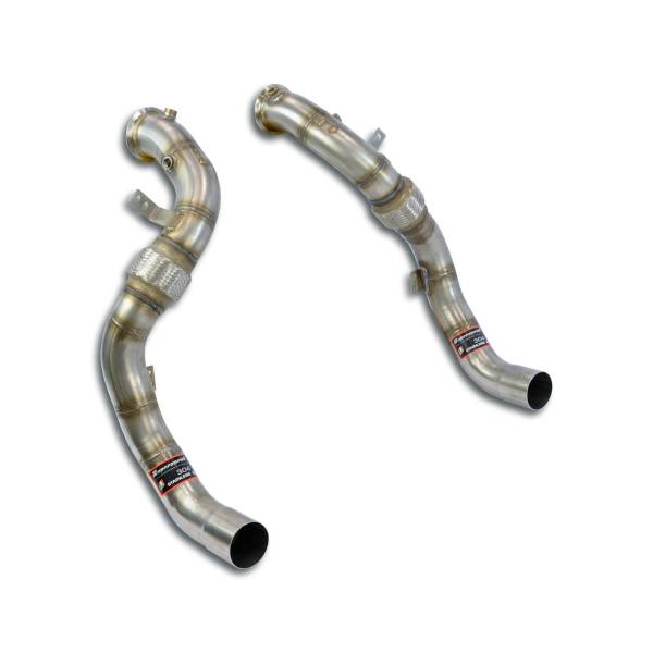 Supersprint Rohrsatz ab Turbolader(für Katalysator Ersatz)Kompatibel mit den Serien ab-Kat Anlage pa