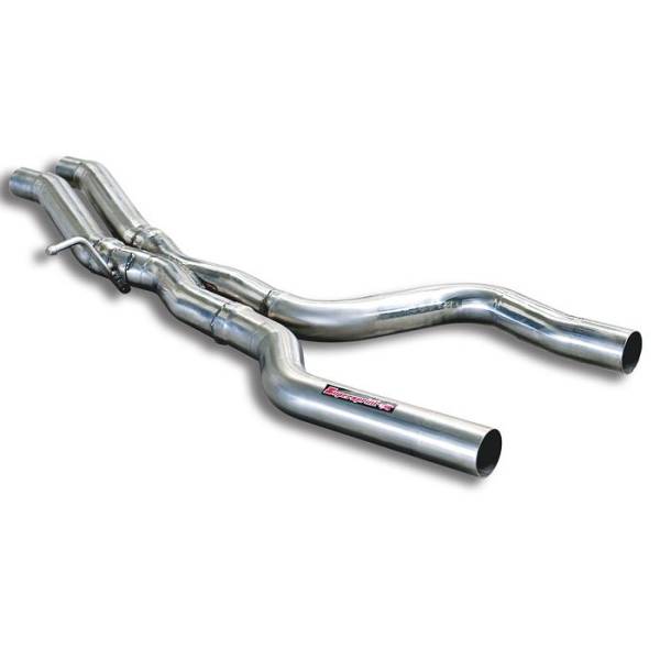 Supersprint Mittelrohr + “X-Pipe” (für Serien Mittelschalldämpfer Ersatz) passend für VW TOUAREG 3.6