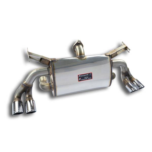 Supersprint Endschalldämpfer Sport/Racing Rechts OO70 - Links OO70With By-Pass pipe for the stock va