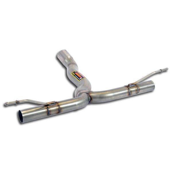 Supersprint Rohr hinten Y-Pipe(Nachschalldämpfer-Entfall) passend für INFINITI Q30 2.2d (2143cc - 17