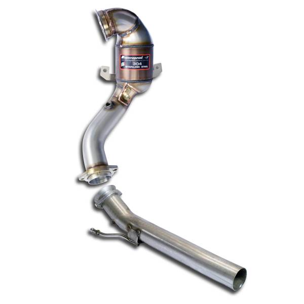 Supersprint Turbo downpipe kit mit Sport Metallkatalysator WRC 100CPSI passend für VW POLO 2G GTI (T