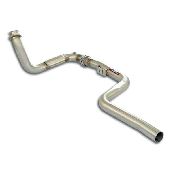 Supersprint Downpipe Links + Vorderrohr(Katalysator-Entfall) passend für MERCEDES A208 CLK 430 Cabri