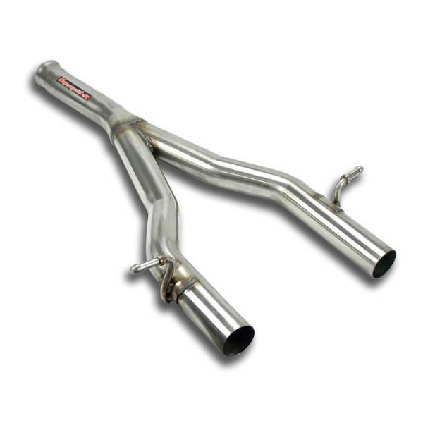 Supersprint Mittelrohr Y-PipeInlet Ø80mm passend für MERCEDES A207 E 200 / E 250 CGI Cabrio (184 PS