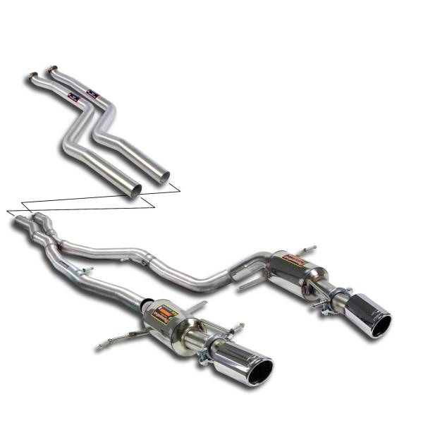 Supersprint Race Sound Kit passend für BMW E92 Coupe 335is Bi-turbo (326 PS N54 Motor) 10 -> 13