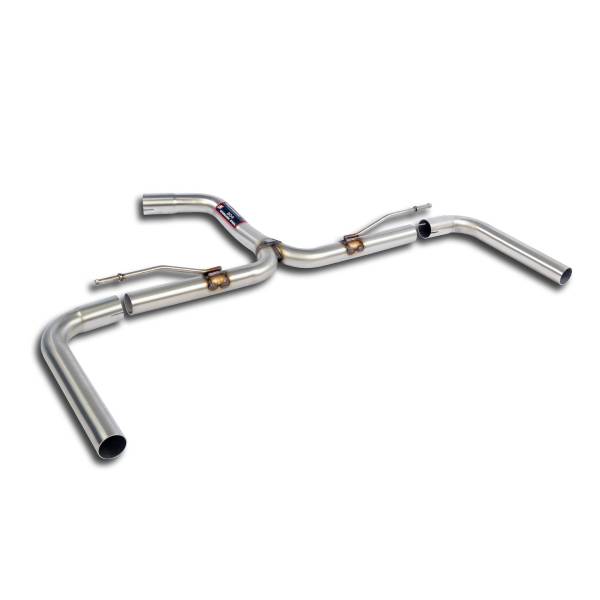 Supersprint Rohr hinten Y-Pipe Racing(Für Endschalldämpfer Ersatz) passend für AUDI A3 8V Cabrio 1.4