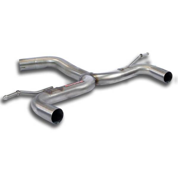 Supersprint Rohr hintenY-Pipe Rechts - Links(Nachschalldämpfer-Entfall) passend für VW GOLF VI 1.4 T