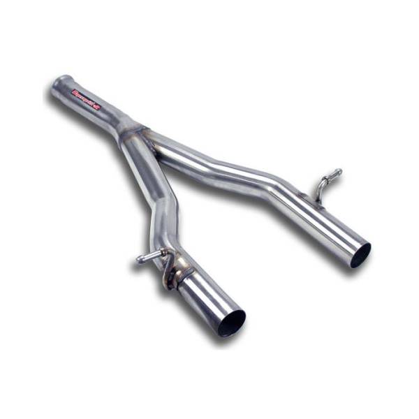 Supersprint Mittelrohr Y-Pipe passend für MERCEDES C207 E 220 / E 250 CDI Coupe (170 PS / 204 PS) 20
