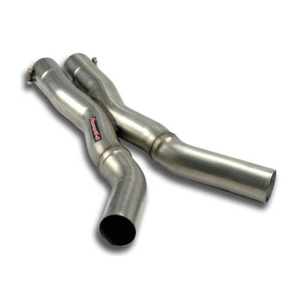 Supersprint Mittelrohrsatz “X-Pipe passend für MERCEDES W211 E 63 AMG V8 (Limousine + S.W.- M156 6.3