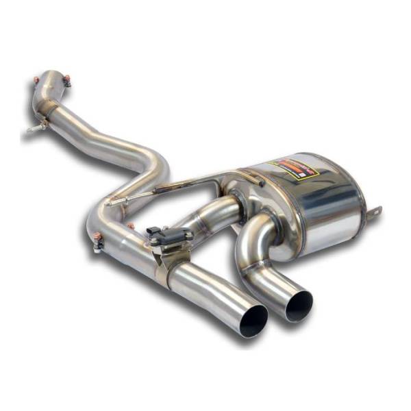 Supersprint Endschalldämpfer Links mit Klappe passend für BMW F82 M4 (431 PS) 2013 -> 2017 (with val