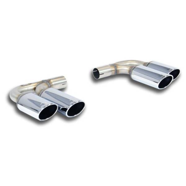 Supersprint Endrohrsatz Rechts + Links 90x70 passend für AUDI TT Mk2 QUATTRO Coupe/Roadster 2.0 TFSi