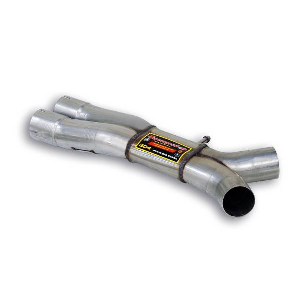 Supersprint Verbindungsrohrsatz + “X-Pipe” passend für MERCEDES R230 SL 500 / 550 V8 (M273 - 5.7L -