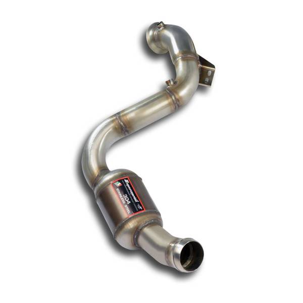 Supersprint Downpipe Links + Sport Metallkatalysator 100CPSI WRCErsetzt den Primär-Kat (-Primärkat-E