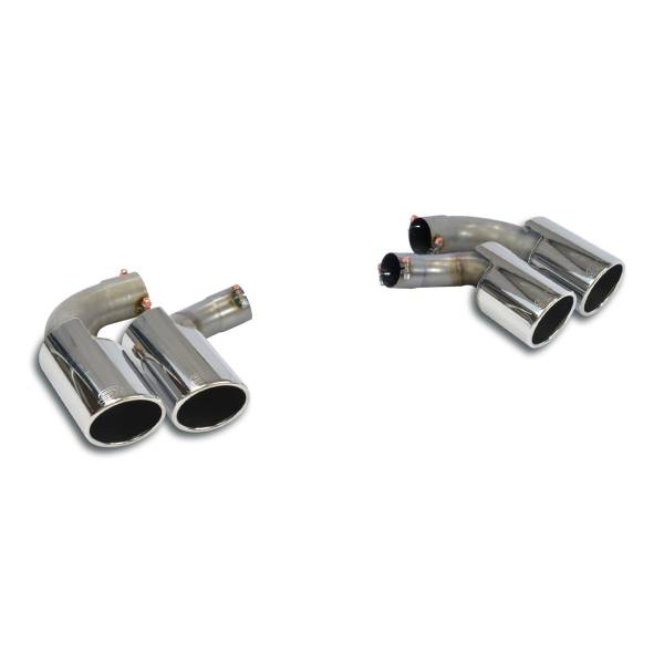 Supersprint Endrohrsatz Rechts + Links 100x75 passend für AUDI Q7 55 TFSI (3.0L V6 Turbo - 340 PS -