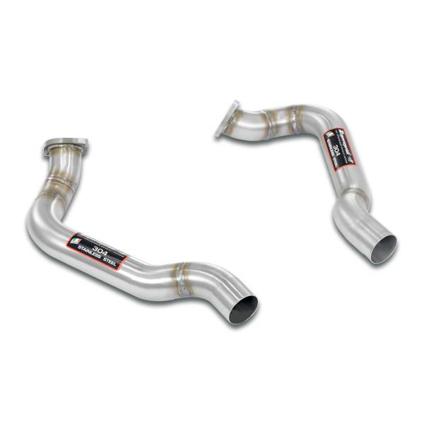 Supersprint Over-Axle pipes Rechts + Links passend für PORSCHE 981 CAYMAN 2.7i (265 PS) 2012 -> 201