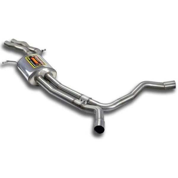 Supersprint Mittelschalldämpfer + “X-Pipe” passend für AUDI A8 QUATTRO 3.0 TFSI V6 (290 PS) 10 -> 12
