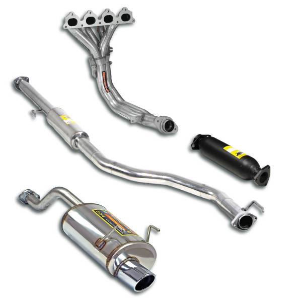 Supersprint Sport package Ø50, Complete system passend für HONDA CRX / Del Sol 1.6 ESi (125 Hp) 93