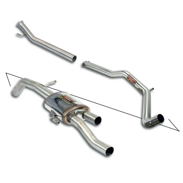 Supersprint Cat.-Back - Body Kit Package, with Racing rear muffler passend für PEUGEOT RCZ 1.6 THP (