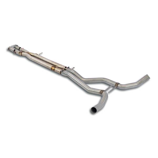 Supersprint Mittelrohrsatz “X-Pipe” Rechts + Links (für Serien Mittelschalldämpfer Ersatz) passend f