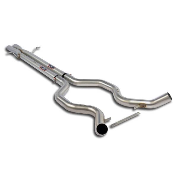 Supersprint Mittelrohrsatz X-Pipe + Verbindungsrohrsatz Rechts - Links passend für RANGE ROVER SPORT