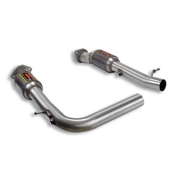 Supersprint Vorschalldämpfer Rechts +Links mit Sport Metallkatalysator passend für BMW E53 X5 4.8is