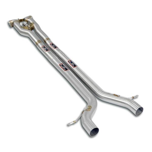Supersprint H-Pipe Mid Section mit Klappe passend für PORSCHE Panamera Executive (LWB) Turbo S E-Hyb