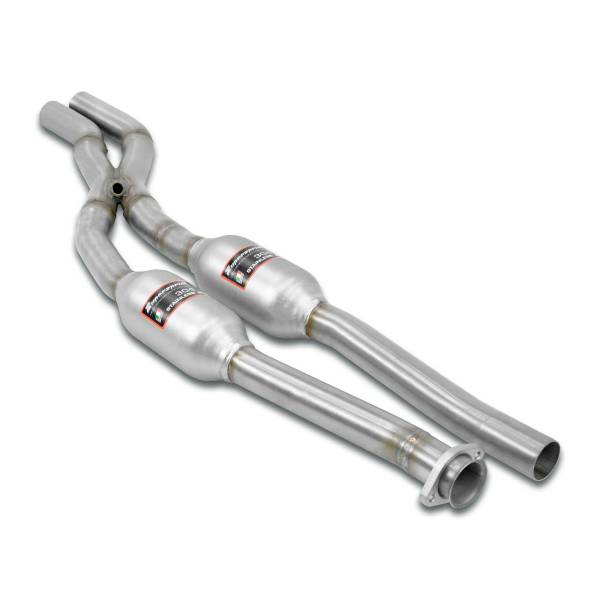 Supersprint Vorschalldämpfer + X-Pipe passend für BMW E34 530i Limousine/Touring (6 Zyl.- M30) 87 ->