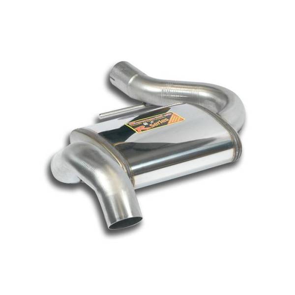 Supersprint Mittelschalldämpfer Edelstahl AISI 409 passend für VW CORRADO 2.9i VR6 (190 PS) 91 -> 95