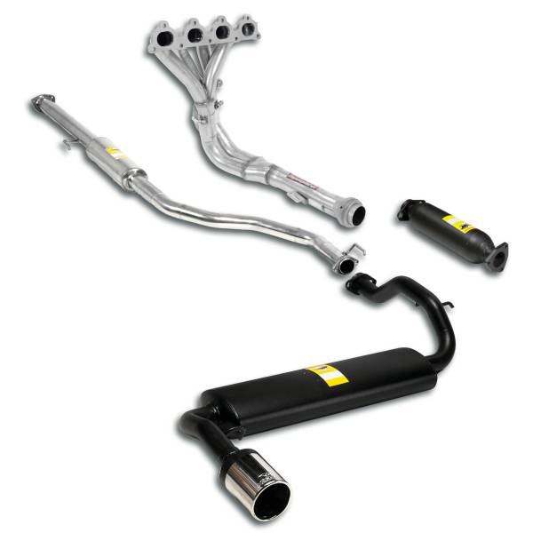 Supersprint Sport package Ø50, Complete system passend für HONDA CIVIC CRX 1.6i (130 PS) Non Kat 87