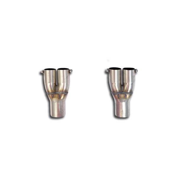 Supersprint Verbindungsrohrsatz “Y-Pipe” Rechts + Links passend für BMW E31 840 (Für S62 Motor conve