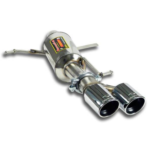 Supersprint Endschalldämpfer Links Racing OO80 passend für BMW E90 Limousine 335d (USA Version - 286