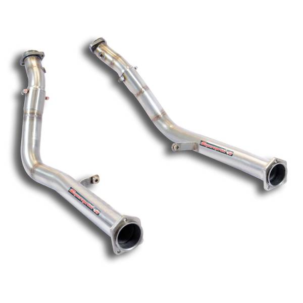 Supersprint Downpipe Rechts + Links(Katalysator Ersatz) passend für MERCEDES W463 G63 AMG V8 5.5l Bi