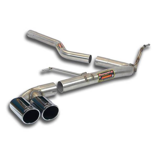 Supersprint Verbindungsrohr + Hinteres Rohr OO80(Nachschalldämpfer-Entfall) passend für BMW F20 / F2