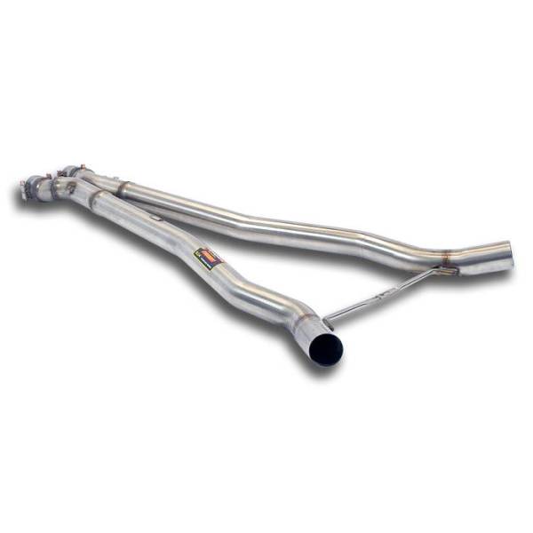 Supersprint Mittelrohrsatz Rechts - Links + X-Pipe passend für BMW E64 Cabrio M6 5.0i V10 05 ->